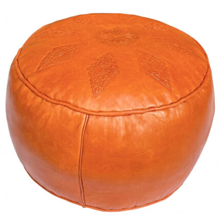 "COUSSIN DE SIÈGE MAROCAIN SALE ORANGE
