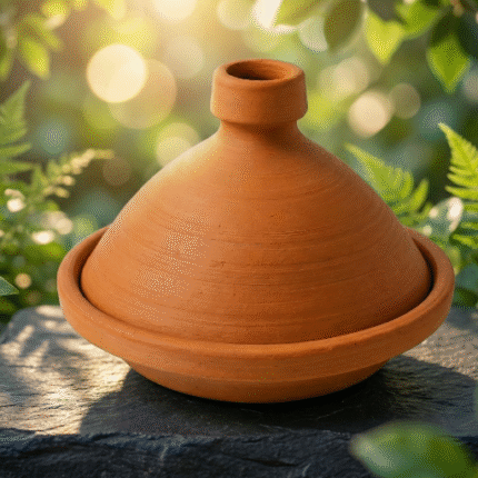 Safi TerraCraft Tagine – 30cm Handcrafted Terracotta Moroccan Clay Pot